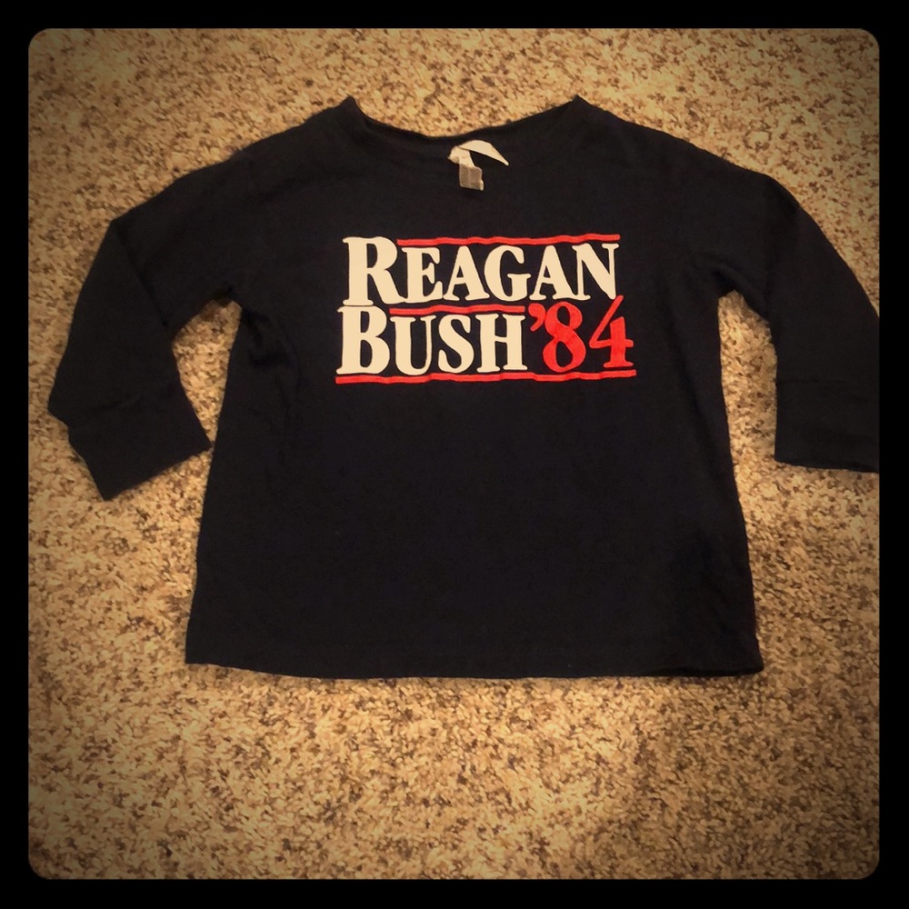 3T (fits 4T also) Reagan Bush 84 shirt boy girl